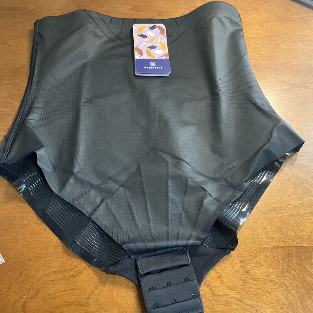 Honeylove Fitsense High Waist Brief Black Large NWT
